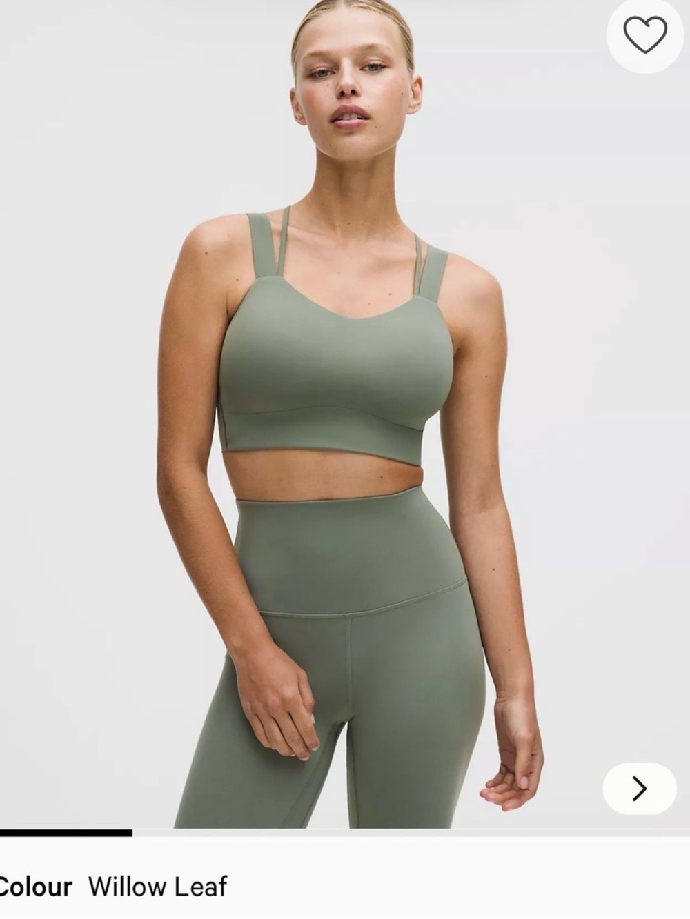 Lululemon Like A Cloud Longline Bra D/DD